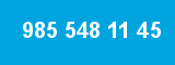 985 548 11 45 985 548 11 45